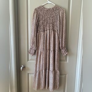 Elegant Polka Dot Dress